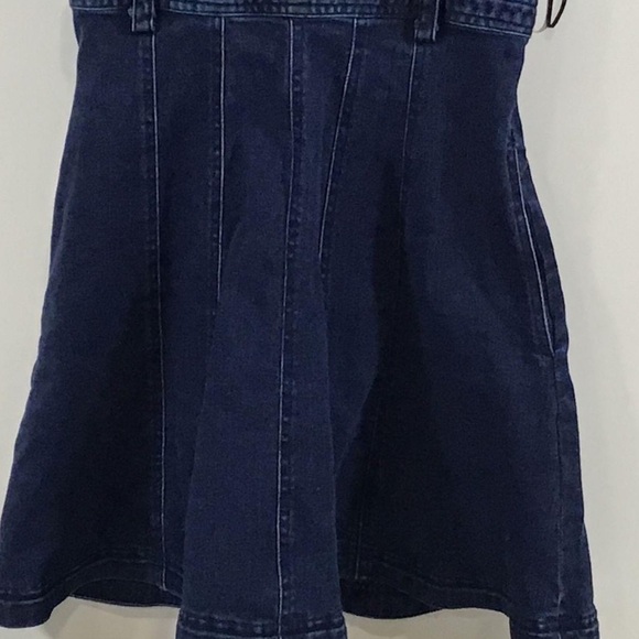 NEW!! Woman’s Free People Denim Pleated Dress Size S/P - Picture 3 of 7